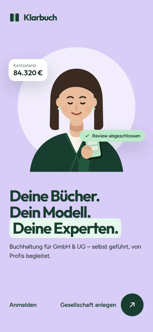 App: Start mit Beleg-Scan