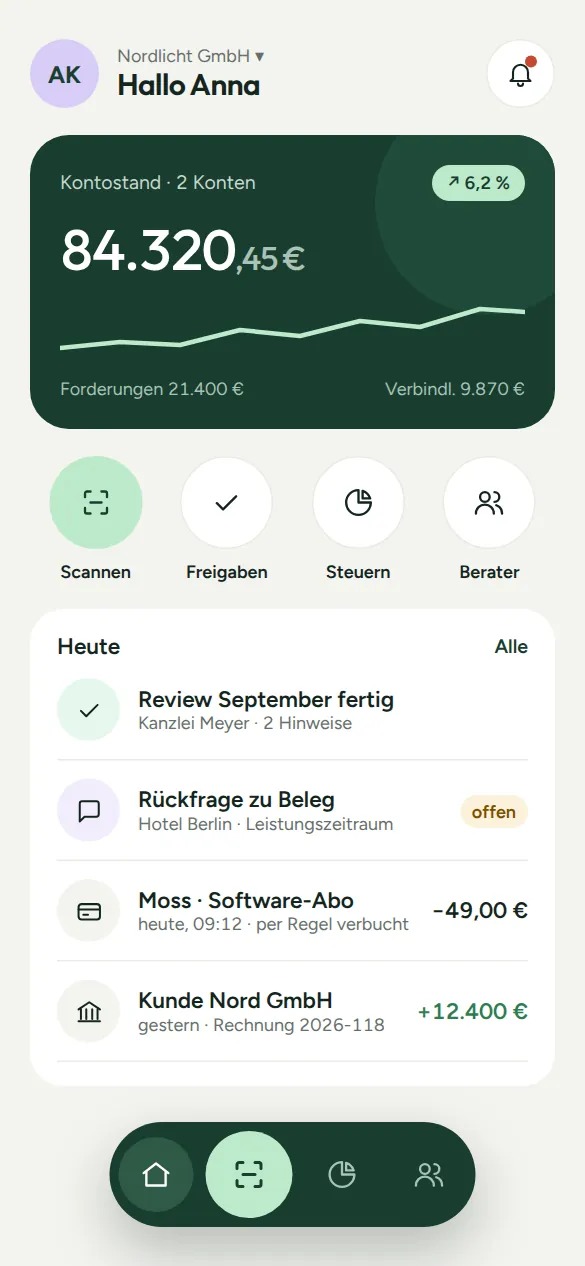 App: Übersicht